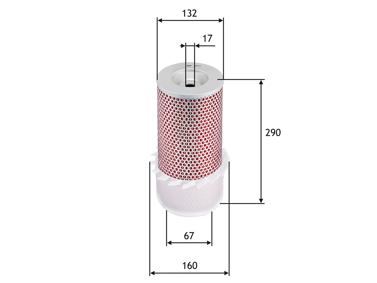 AIR FILTER - ROUND TYPE